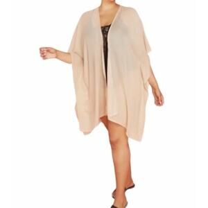 The Jetset Diaries Standard Kaftan in Oat One Size Fits Most Womens Summer Layer